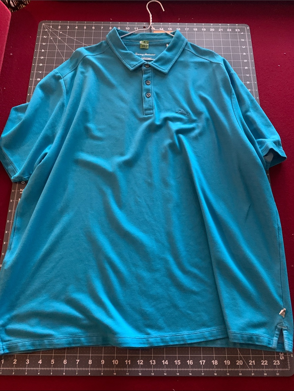 Tommy Bahama Men’s Polo Shirt in Bright Teal